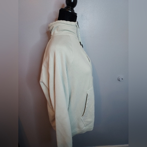 Nike Pullover Sweatshirt Womens Size Large Blue Long Sleeve 1/2 Zip Cowl Neck - Picture 5 of 16